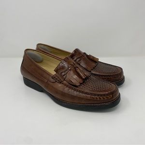 Florsheim Men’s Tassel Slip-On Loafer Shoes Brown 13 D